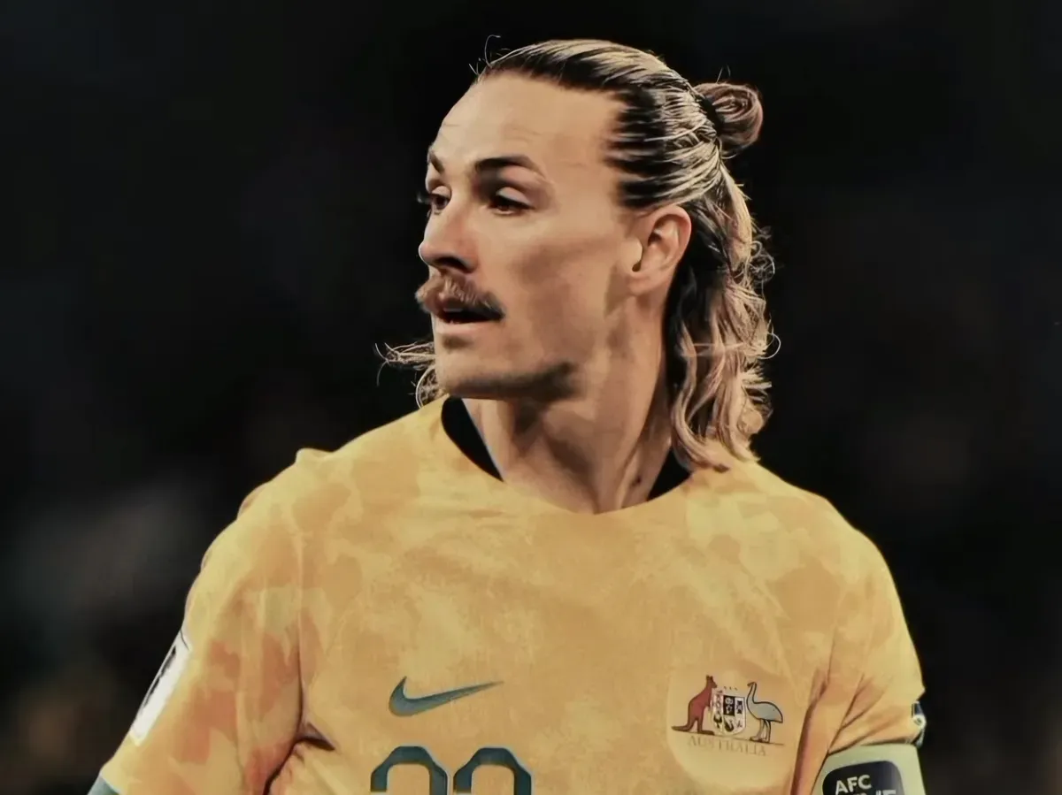 Gelandang Timnas Australia, Jackson Irvine (Sumber: @futbollstoryy)