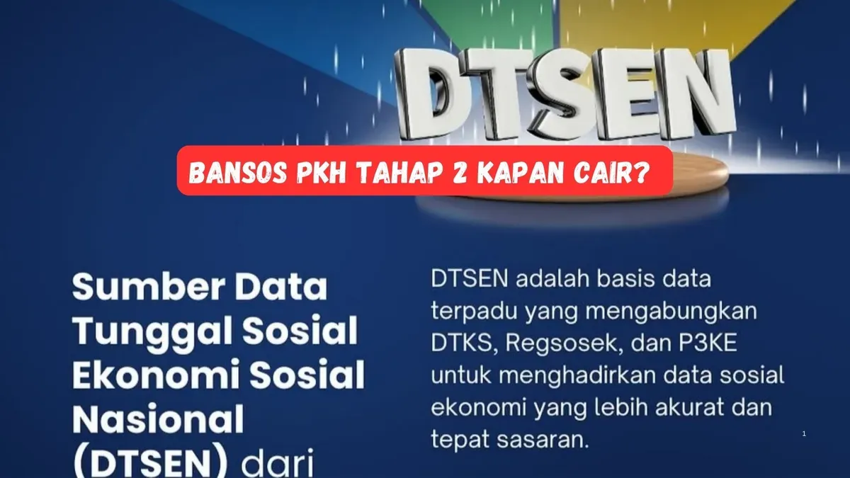 Bansos PKH tahap 2 2025 kapan cair? (Canva)