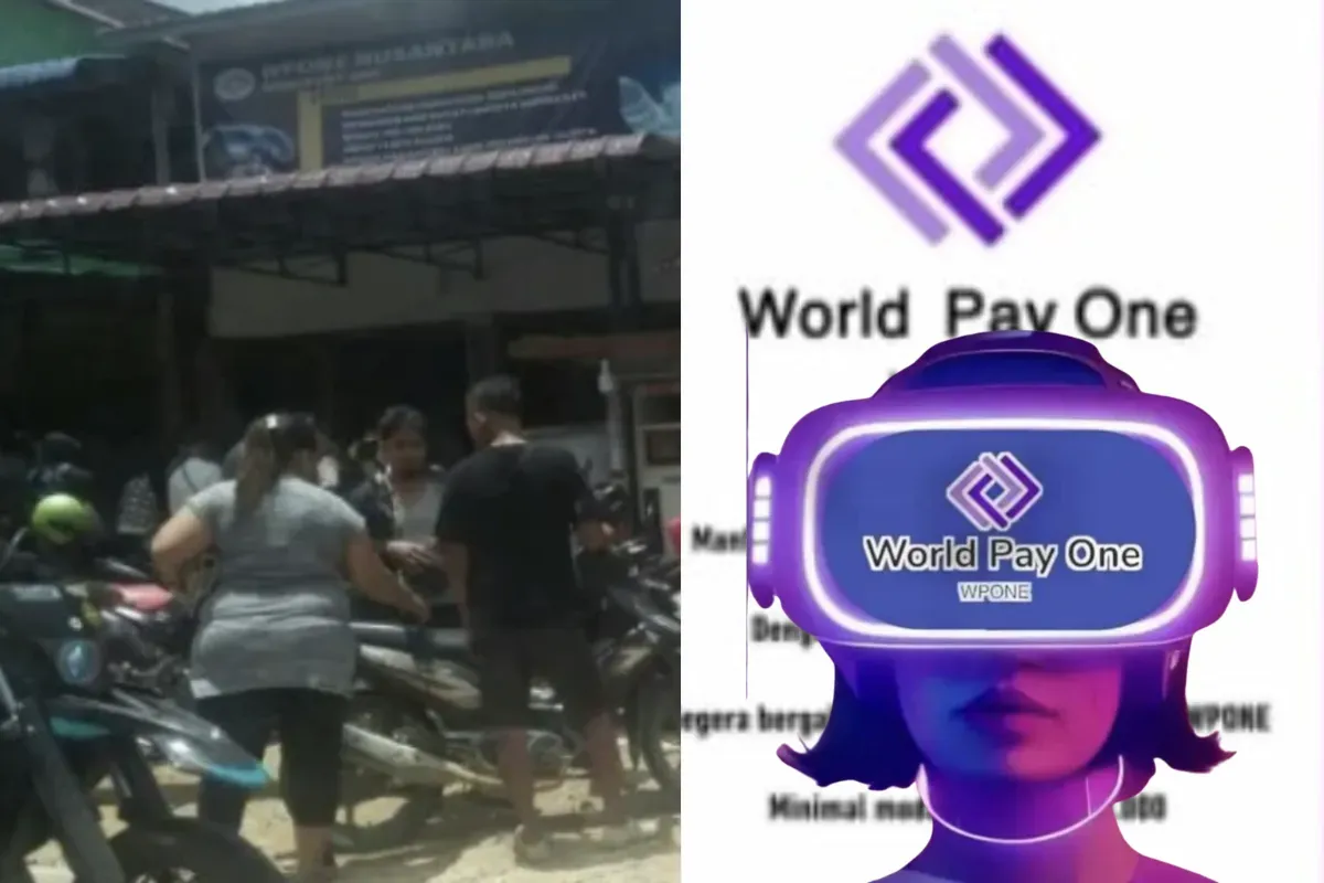 Member WPONE di Kabupaten Landak ramai-ramai menuntut pertanggungjawaban para leader yang mengajak mereka bergabung ke aplikasi investasi ilegal ini. Kerugian mencapai puluhan miliar rupiah (Sumber: Facebook)