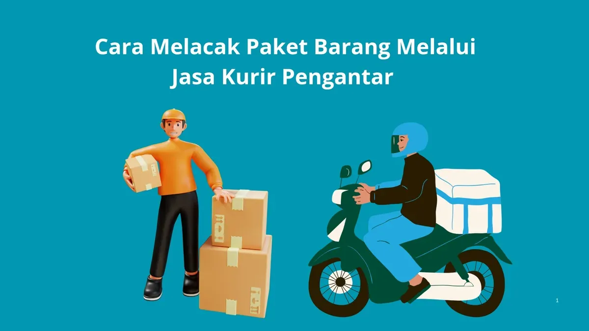 Cara cek melacak keberadaan paket barang melalui jasa kurir pengantar sudah sampai mana? (Canva)