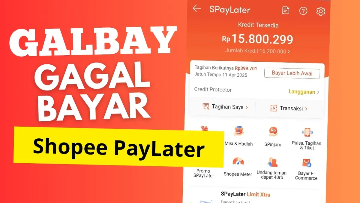 Jangan sampai terjebak dalam kesalahan saat gagal bayar Shopee PayLater. Simak tips untuk menghindari masalah keuangan yang lebih besar. (Sumber: Poskota/Neni Nuraeni/Shopee)