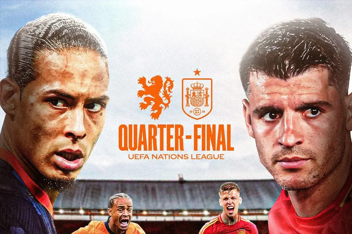 Link live streaming Belanda vs Spanyol di leg 1 perempat final UEFA Nations League 2024-25. (Sumber: Instagram @onsoranje)