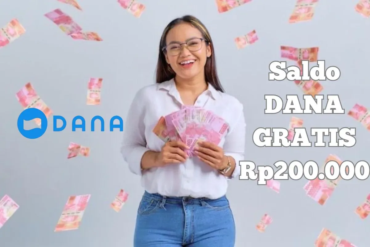 Cara klaim saldo DANA Gratis Rp200.000 lewat Hp. (Sumber: Poskota/Syania Nurul Lita Baikuni)