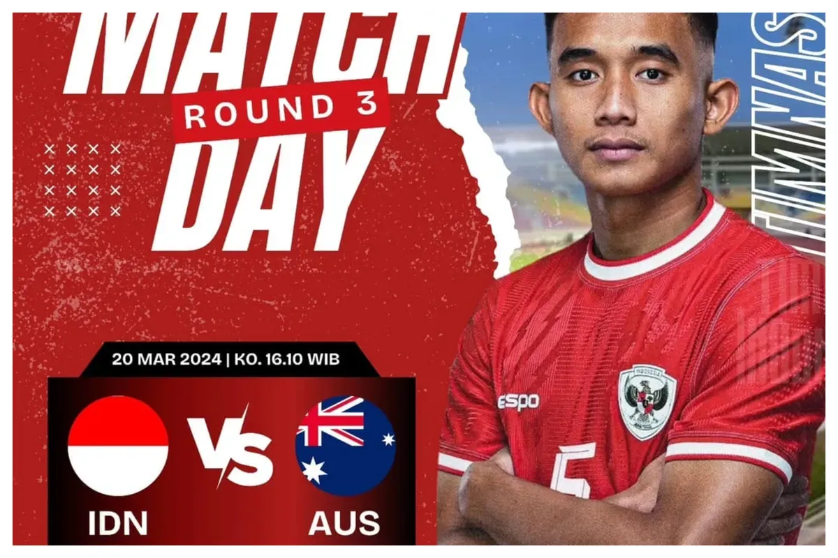 Link live streaming Kualifikasi Piala Dunia 2026 Timnas Indonesia vs Australia. (Sumber: Instagram/infotimnas.id)