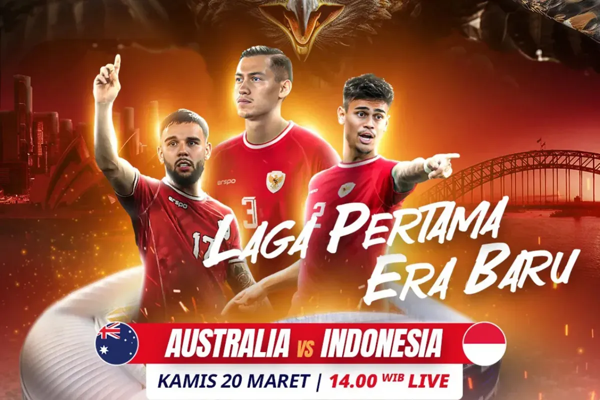 Live update dan link streaming Timnas Australia vs Indonesia di kualifikasi Piala Dunia 2026 Zona Asia putaran ketiga Grup C. (Sumber: Instagram @officialrcti)