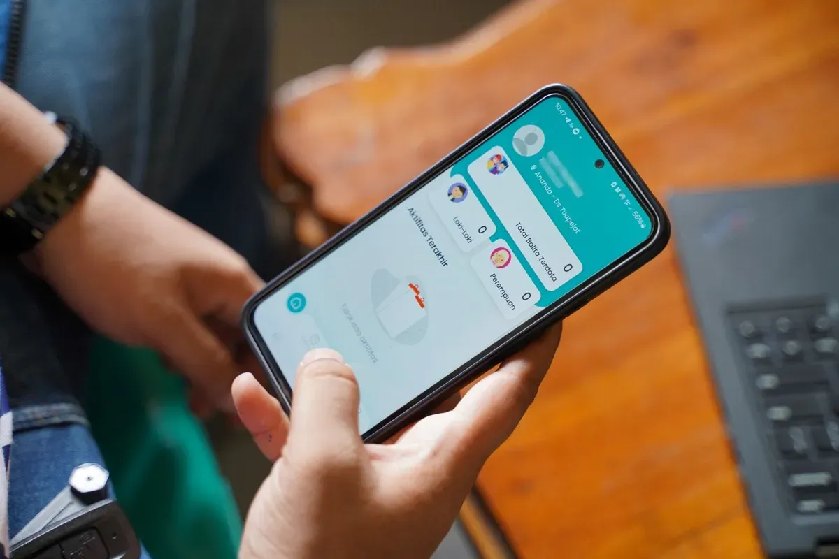 Aplikasi Stunting Hub dari Telkom yang dapat membantu menekan angka stunting. (Sumber: Dok. Telkom)