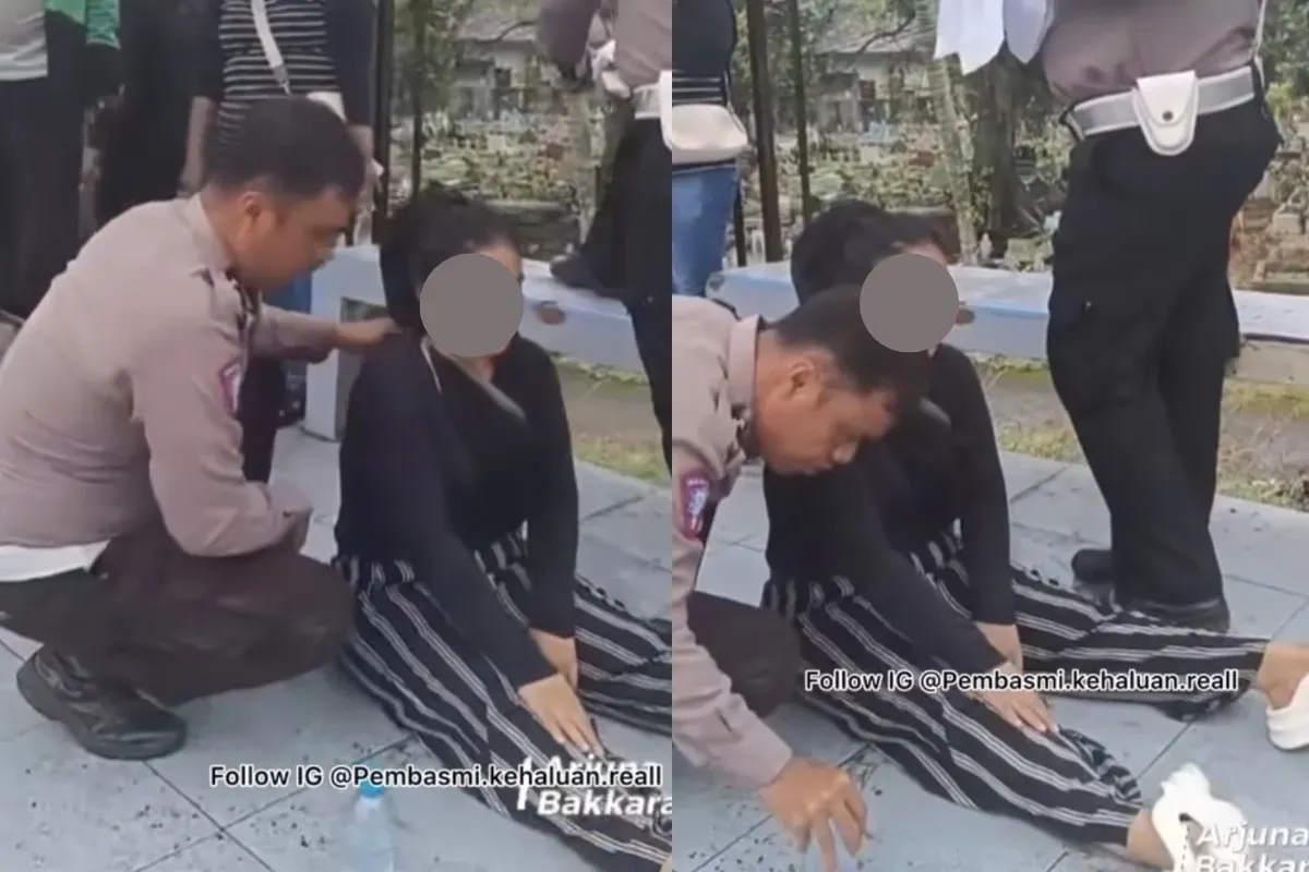 Seorang wanita di Medan berusaha mencoba mengakhiri hidupnya dengan melompat dari fly over. (Sumber: Tangkap Layar Instagram/@pembasmi.kehaluan.reall)