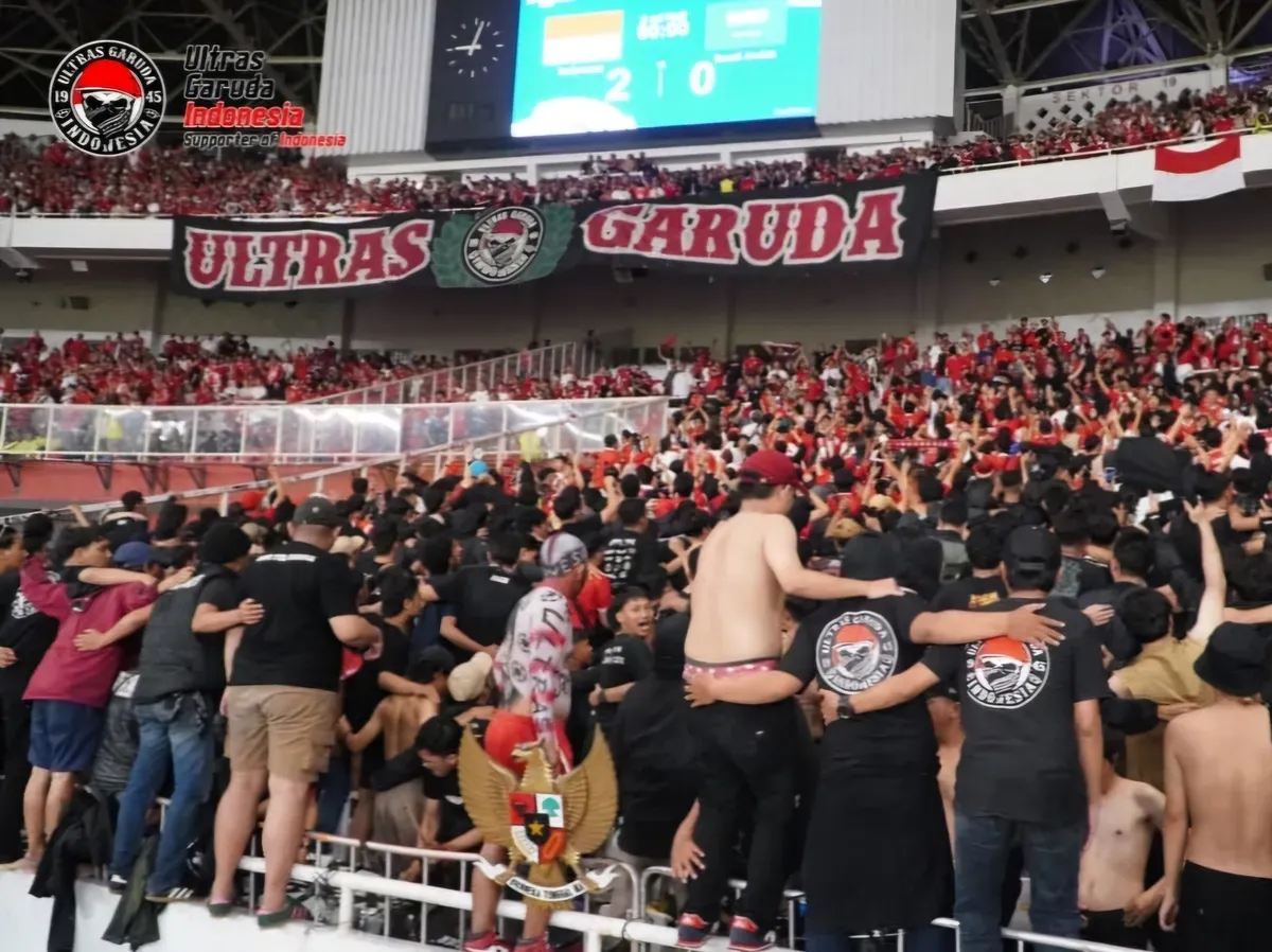 Ultras Garuda, kelompok suporter setia Timnas Indonesia meminta agar publik tidak menghujat pemain maupun pelatih setelah kekalahan 1-5 dari Argentina. (Sumber: @ultrasgarudaofficial)