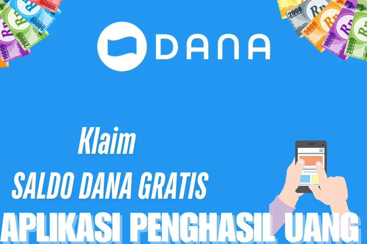 Segera klaim saldo DANA gratis dari aplikasi penghasil uang ini. (Sumber: Poskota/Rivero Jericho S)