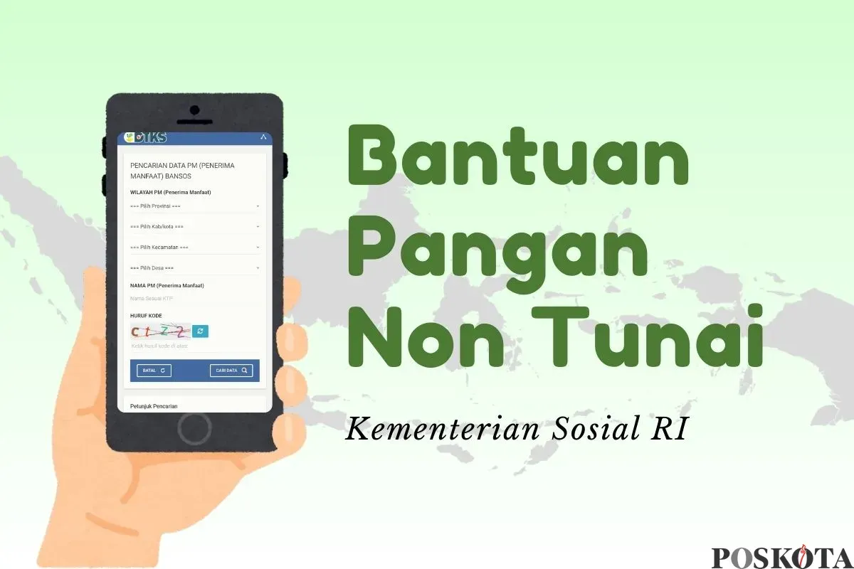 Informasi pengecekan bansos BPNT 2025. (Sumber: Poskota/Della Amelia)