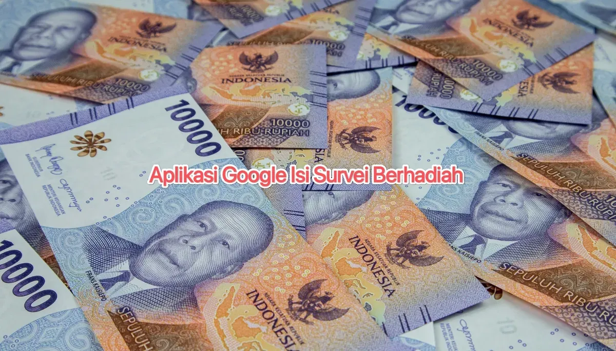 Cara mainkan aplikasi penghasil uang bernama Google Isi Survei Berhadiah. (Canva)