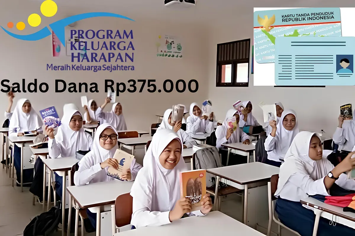 Saldo dana Rp375.000 dari subsidi bansos PKH tahap 1 2025 cair ke NIK KTP dan nama Anda lewat Rekening KKS. (Sumber: Poskota/Gabriel Omar Batistuta)