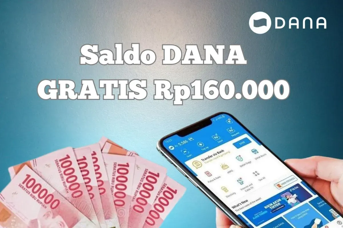 Tips klaim saldo DANA Gratis Rp160.000 via aplikasi penghasil uang. (Sumber: Poskota/Syania Nurul Lita Baikuni)