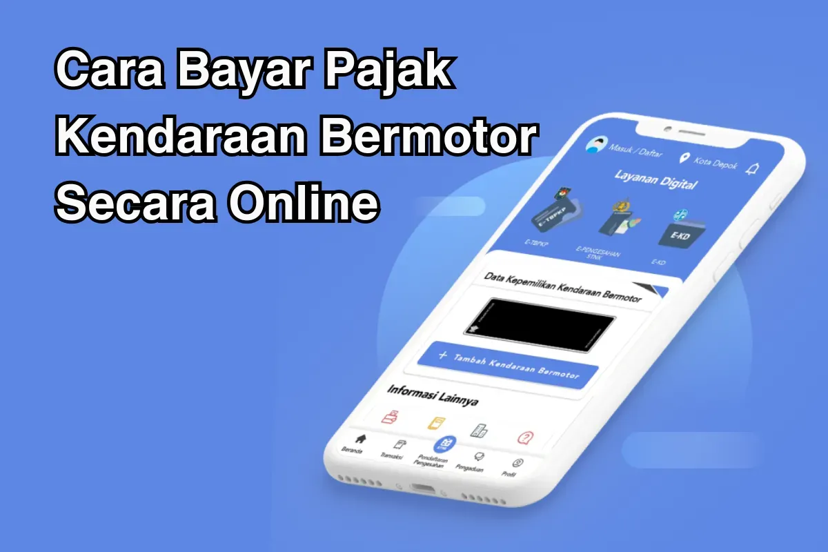 Gak perlu ke Samsat, begini cara bayar pajak kendaraan bermotor secara online dengan aplikasi Signal. (Sumber: Poskota/Adam Taqwa Ganefin)