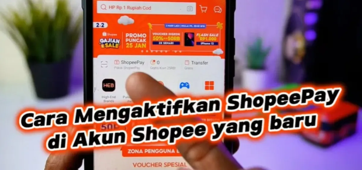 Baru pakai Shopee? Aktifkan ShopeePay cuma dalam 5 menit dan nikmati transaksi lebih mudah! (Sumber: Youtube Cara Tutorial Com)