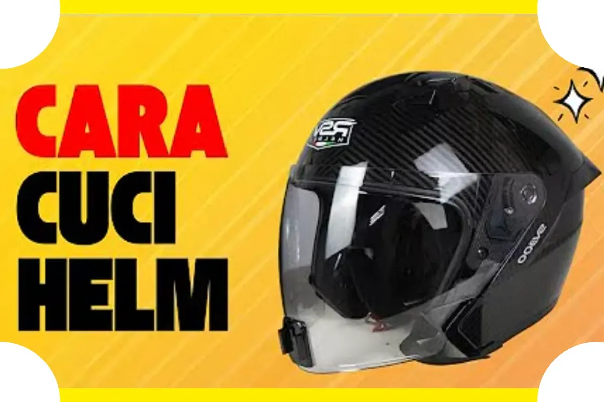 Cuma pakai bahan di rumah, helm bau jadi wangi dalam sekejap. (Sumber: Tangkap layar YouTube/Papa Dimas Motovlog)