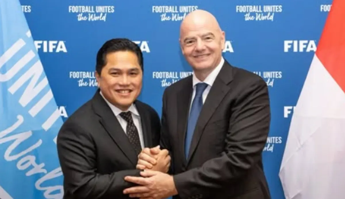 Erick Thohir ucapkan selamat ulang tahun untuk Presiden FIFA. (Sumber: Instagram/@erickthohir)