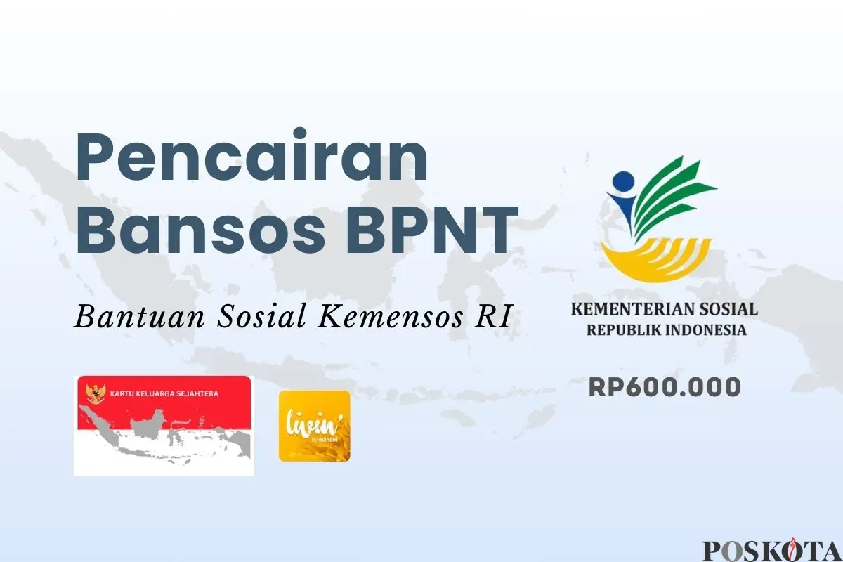 Informasi pencairan bansos BPNT validasi Rp600.000 ke KKS Bank Mandiri. (Sumber: Poskota/Della Amelia)