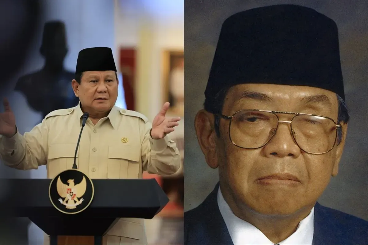 Beda Kebijakan Prabowo Subianto dan Gus Dur Soal Dwifungsi ABRI, Begini Perbandingannya (Sumber: Instagram/prabowo dan Wikipedia)