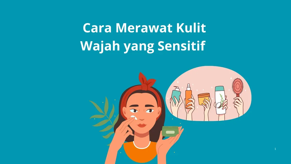 Cara merawat kulit wajah yang sensitif, gunakan pelembab dan sunscreen yang tepat. (Canva)