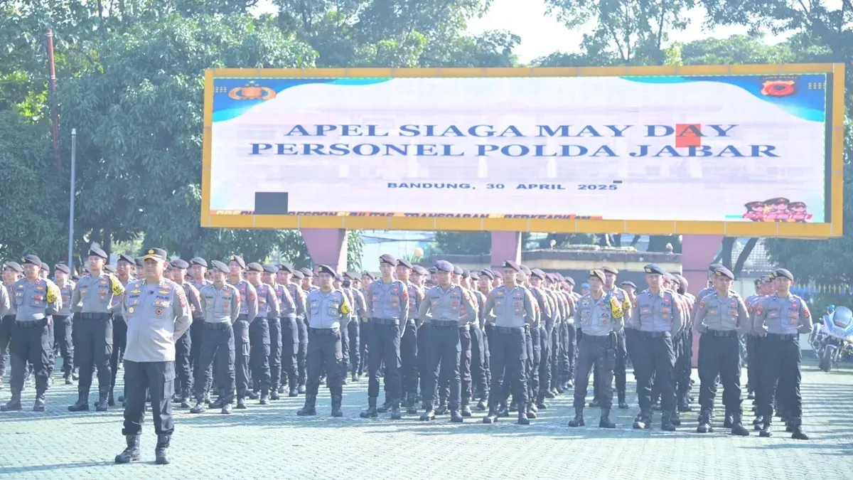 Polda Jabar siap amankan Mayday 2025. Wakapolda Jabar pastikan pengamanan berjalan aman, damai, dan humanis. (Sumber: Dok Humas Polda Jabar)