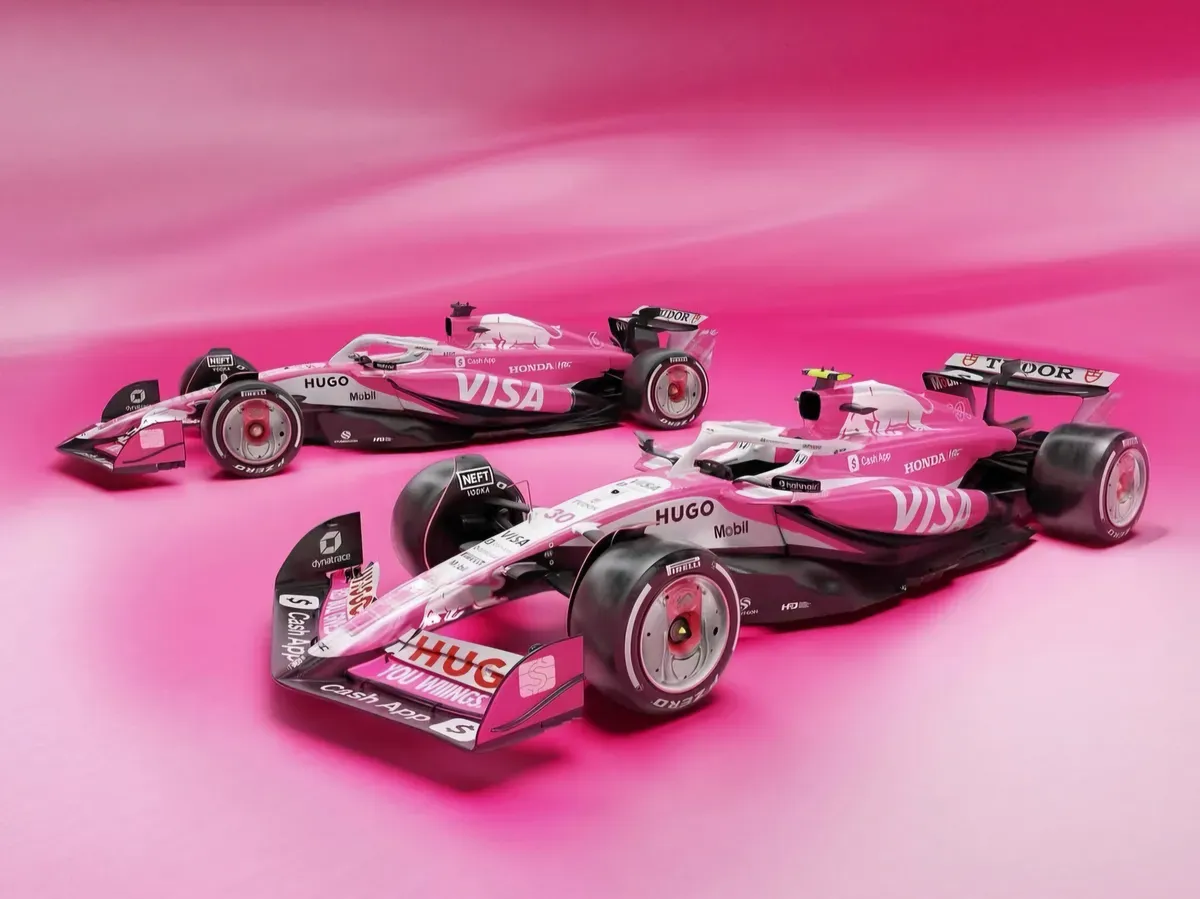 Racing Bulls memamerkan desain VCARB O2 yang penuh semangat musim panas. (Sumber: Racing Bulls)