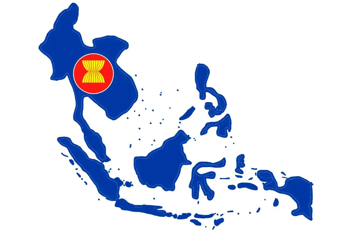 Peta negara-negara Asia Tenggara. (Sumber: Wikimedia Commons)