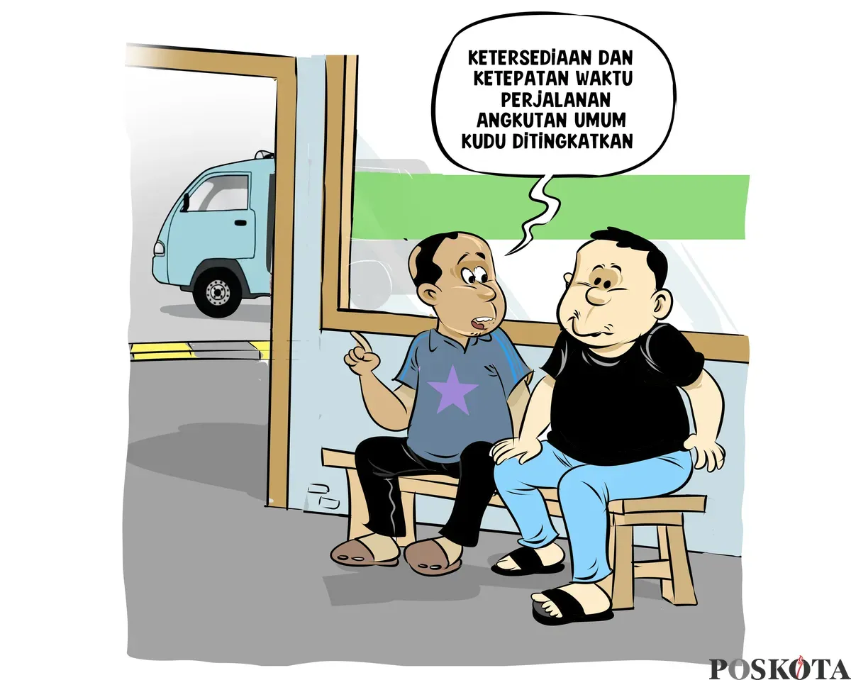 Obrolan Warteg: Ngetren, Swafoto Naik Angkot (Sumber: Poskota/Arif Setiadi)