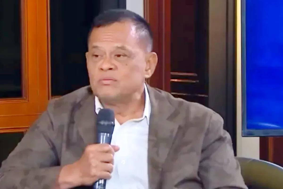 Potret Purnawirawan TNI Gatot Nurmantyo. (Sumber: X/@ILCTalkshow)