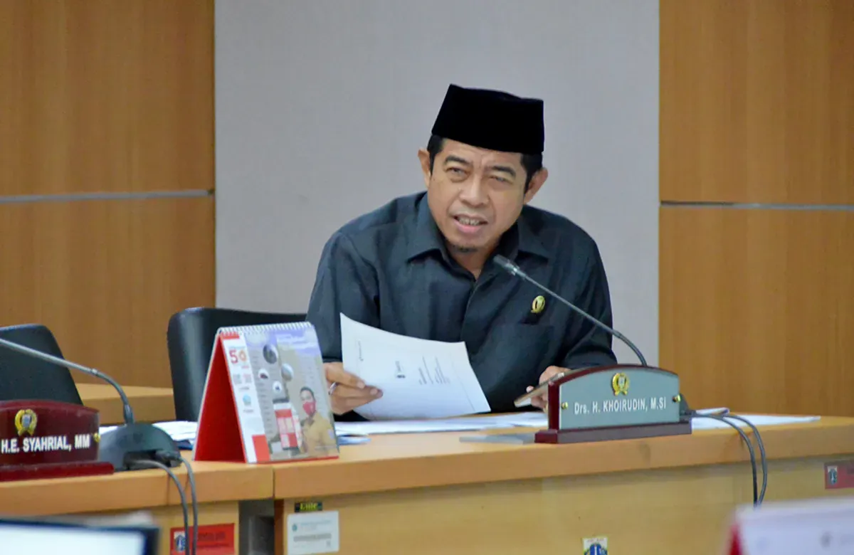 Ketua Dewan Perwakilan Rakyat Daerah (DPRD) Jakarta, Khoirudin (Sumber: DPRD DKI Jakarta)