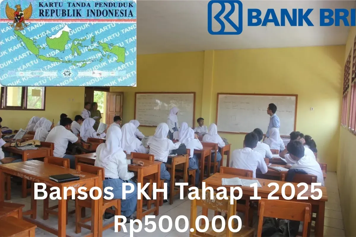 Bansos PKH tahap 1 2025 susulan Rp500.000 cair ke NIK e-KTP Anda lewat Rekening BRI. (Sumber: Poskota/Gabriel Omar Batistuta)