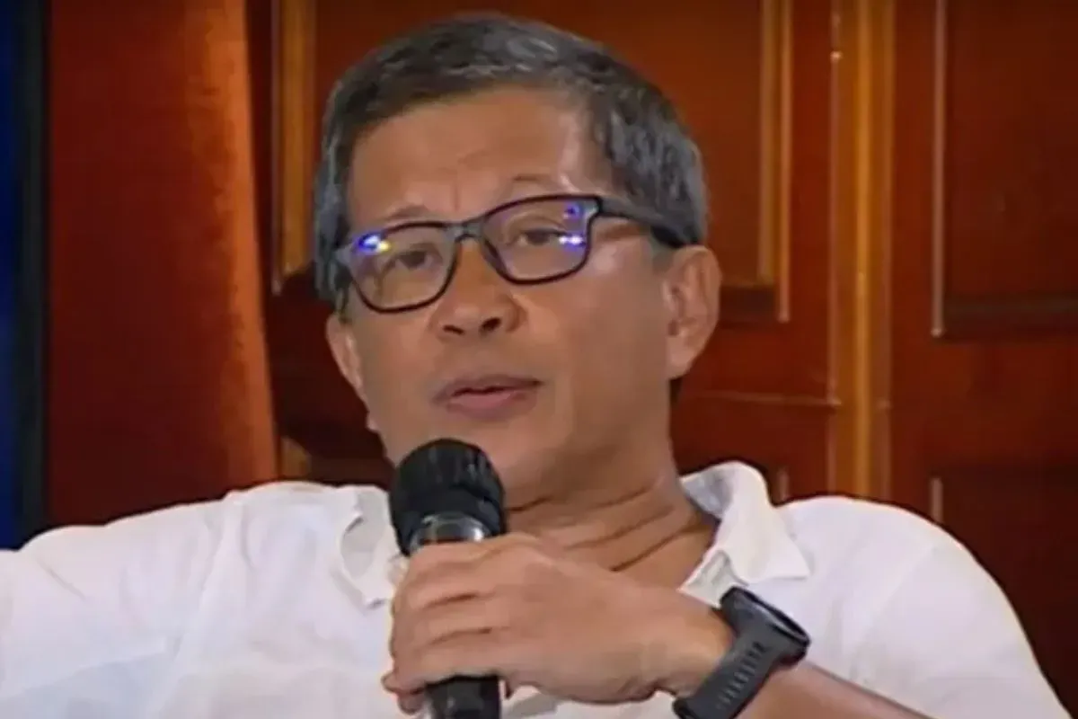 Pengamat politik Rocky Gerung. (Sumber: tangkapan layar youtube ILC)