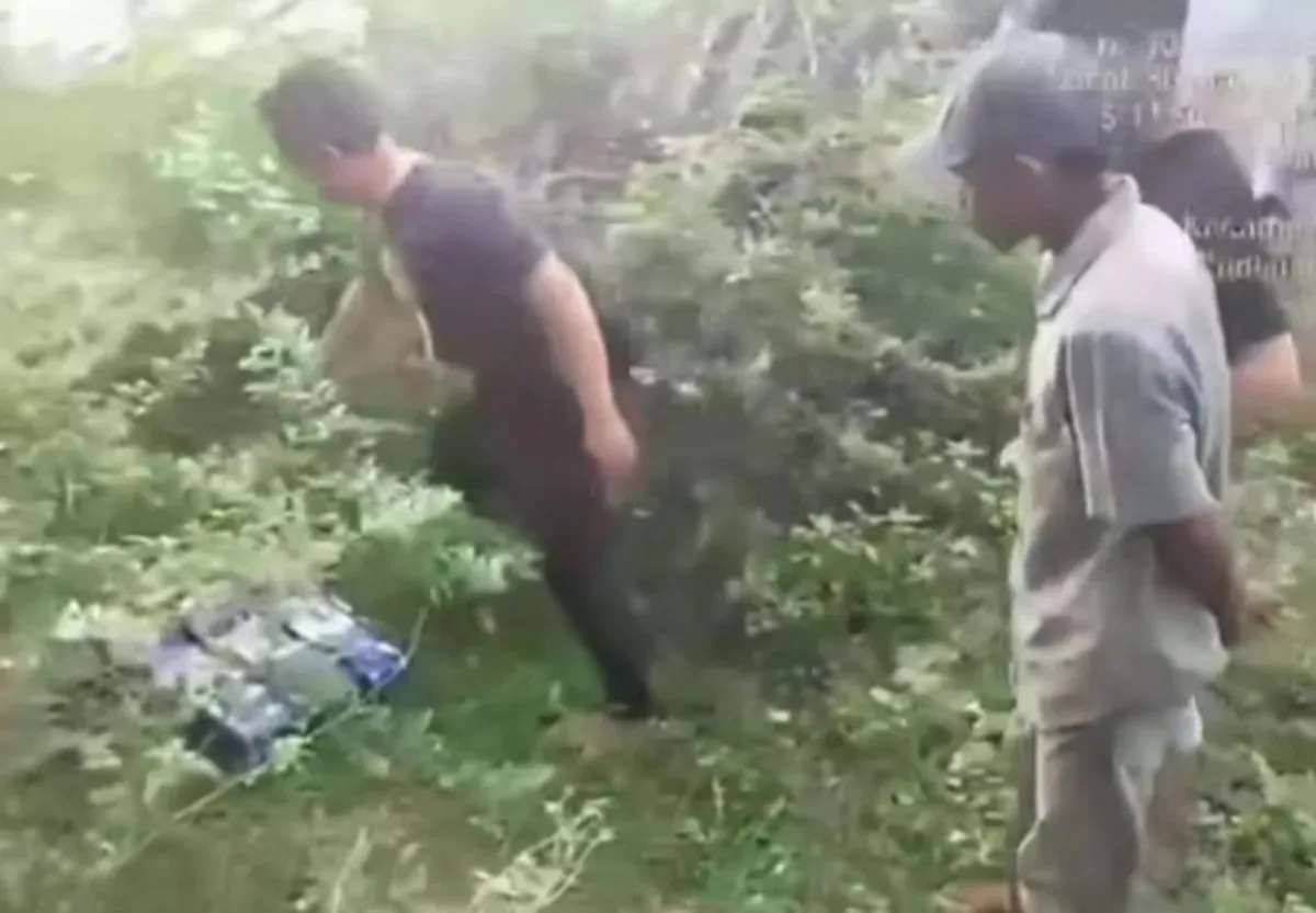 Viral, Seorang Kakek Simpan Narkoba Jenis Sabu Sebanyak 57 Kg di Semak-semak. (Sumber: Tangkap layar Instagram/@medsosmedan.id)