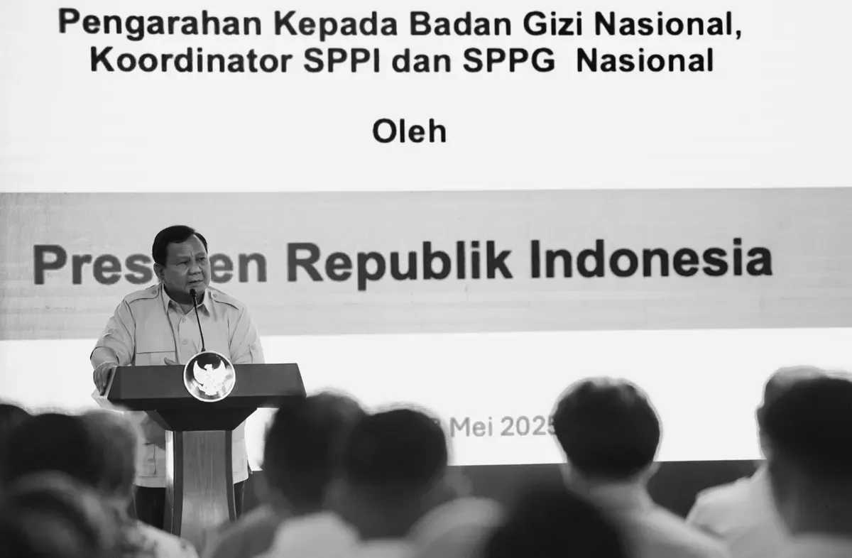 Presiden Prabowo Subianto peringatkan potensi korupsi di program Makan Bergizi Gratis. (Sumber: Capture Instagram Prabowo Subianto)