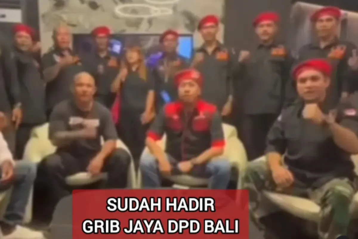 Ormas GRIB Jaya Bali hadir dan menyatakan siap untuk menjaga ketertiban wilayah Bali. (Sumber: Tangkap Layar Instagram/@everythingbali.official)