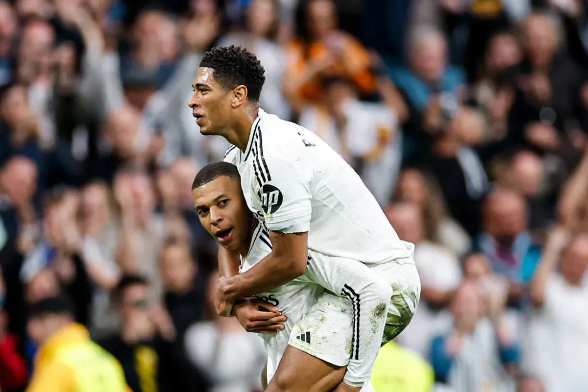 Kylian Mbappe mencetak dua gol di laga Real Madrid atas Celta Vigo. (Sumber: Instagram @realmadrid)