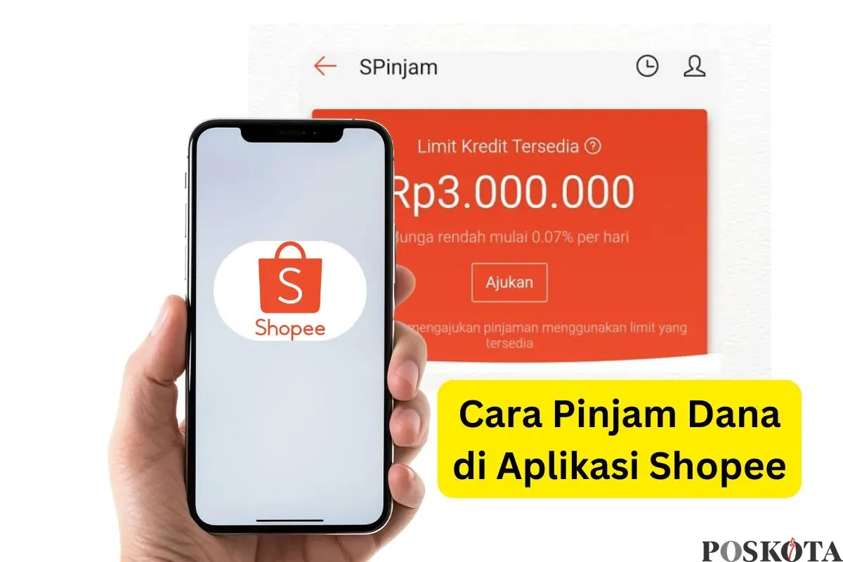 Begini cara pinjam dana Rp1.000.000 di Shopee, syarat KTP dan foto selfie. (Sumber: Poskota/Faiz)