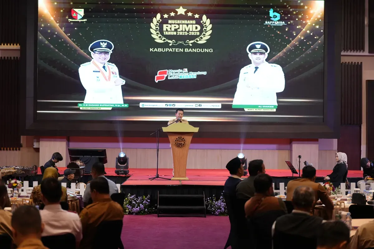 Bupati Bandung, Dadang Supriatna buka RPJMD 2025-2029.
