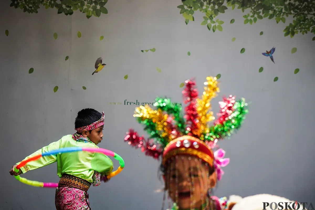 Sejumlah anak balita bermain serta belajar di Taman Anak Sejahtera (TAS) Arutala di Kebon Bawang, Tanjung Priok, Jakarta Utara, Senin, 5 Mei 2025. (Sumber: Poskota/Bilal Nugraha Ginanjar)