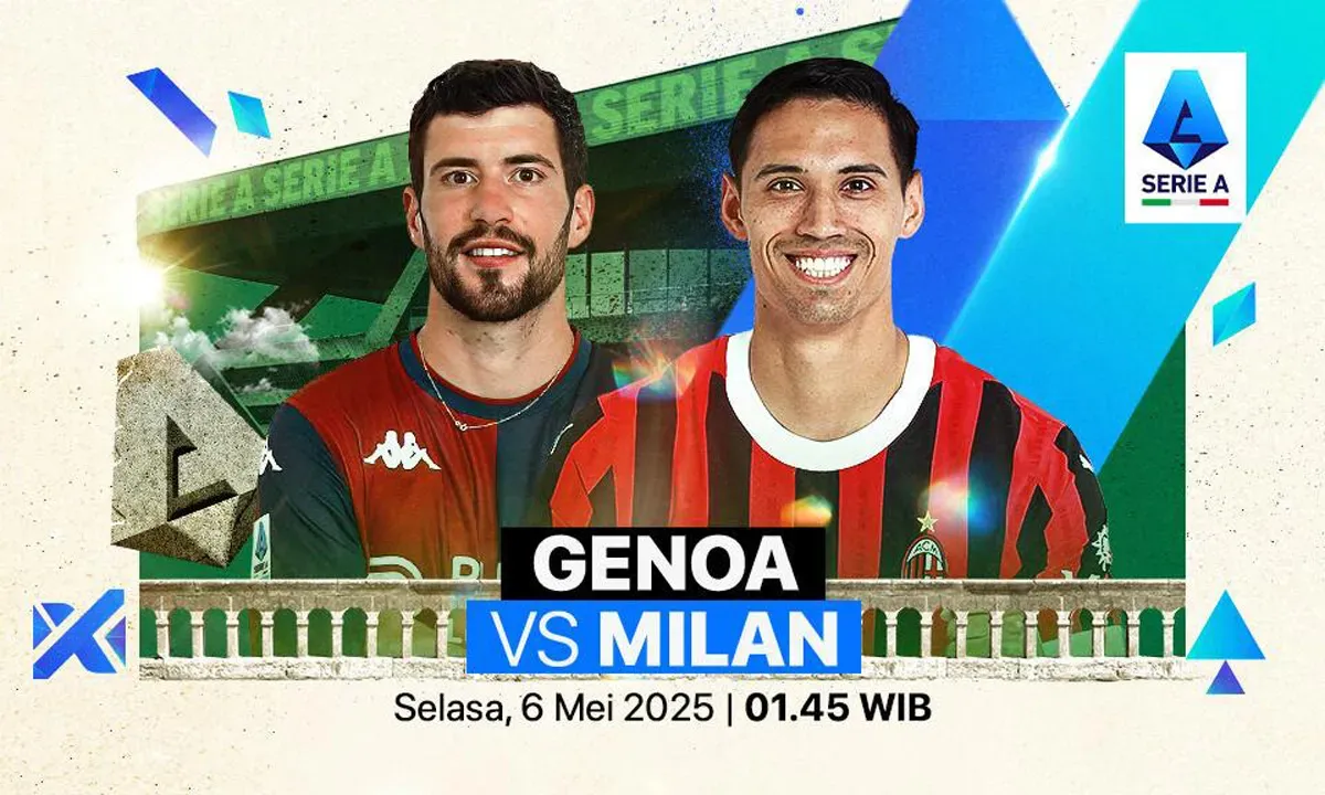 Link live streaming Genoa vs AC Milan. (Sumber: Vidio)
