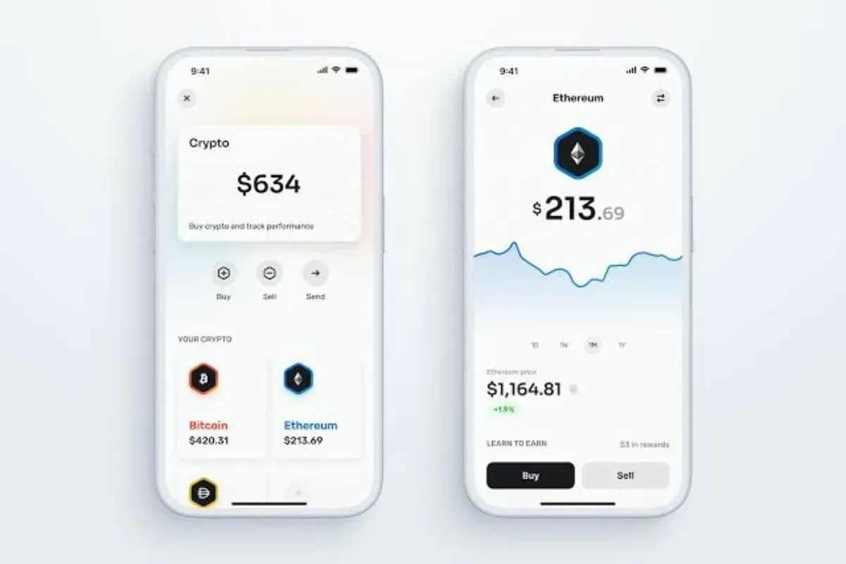 Tampilan aplikasi World App coin yang sedang viral. (Sumber: Worldcoin)