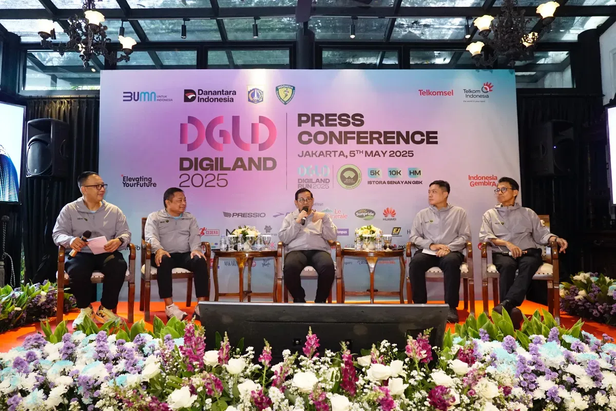 Jumpa pers Digiland 2025, Jakarta, Senin, 5 Mei 2025. (Sumber: Dok. Telkom Indonesia)