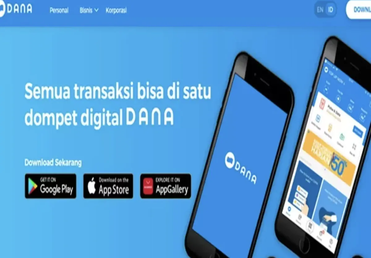Pinjaman online (pinjol) DANA cicil yang menawarkan proses cepat, mudah, dan tanpa agunan. (Sumber: Screenshot/dana.id)