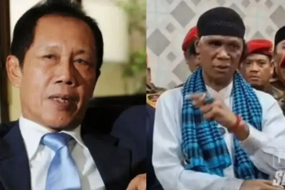 Potret Hercules dan Sutiyoso.