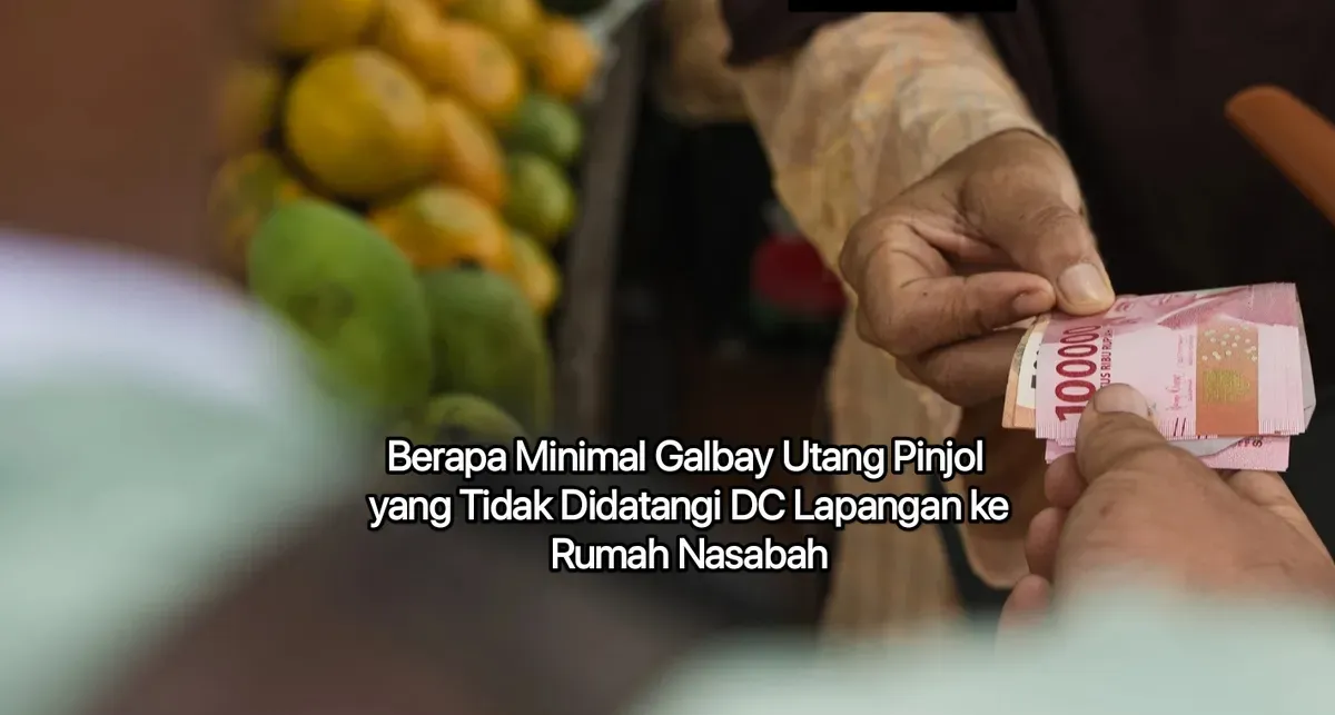 Galbay utang pinjol DC lapangan datang ke rumah nasabah. (Canva)
