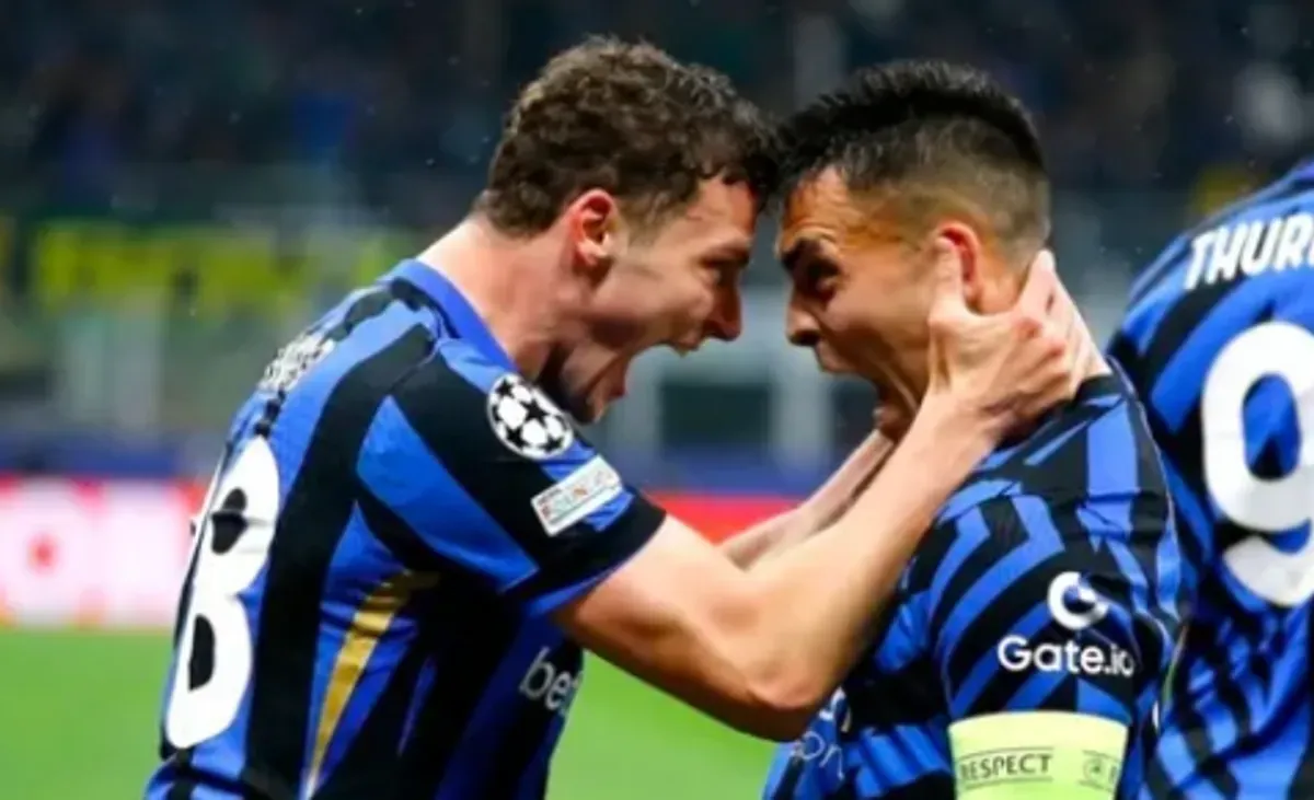 Lautaro Martinez dan Benjami Pavard, akhirnya tersedia untuk laga Inter Milan vs Barcelona setelah sebelumnya diragukan tampil. (Sumber: Instagram/@inter)
