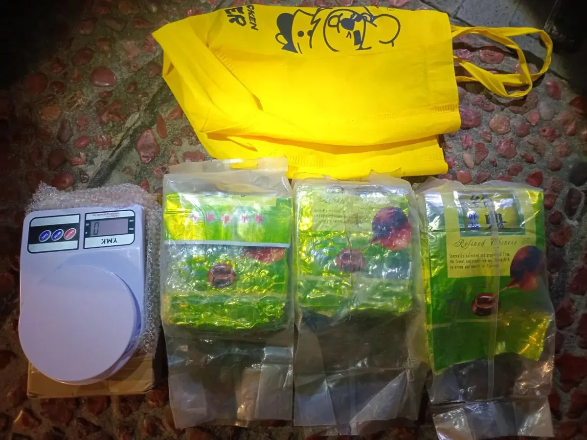 Barang bukti narkotika internasional yang diduga berasal dari Malaysia, hasil pengungkapan di kawasan Tambora, Jakarta Barat. (Sumber: Dok. Humas Polda Metro Jaya)