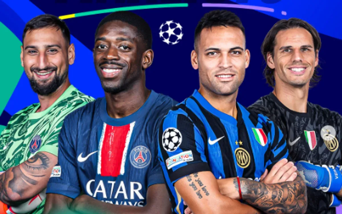 Jadwal final Liga Champions 2024/2025 antara PSG vs Inter Milan. (Sumber: Instagram/@championsleague)
