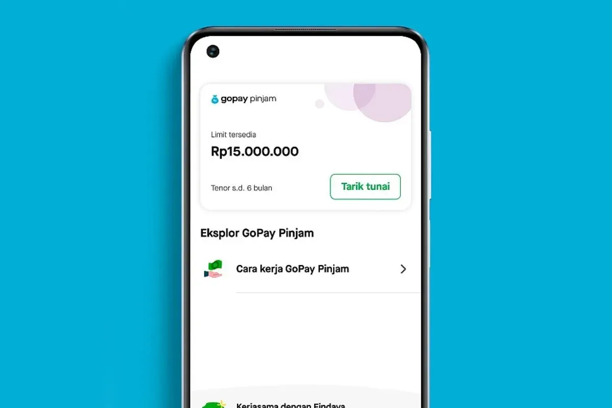 Cara pengajuan pinjaman online Rp500.000 di GoPay Pinjam. (Sumber: gojek.com)