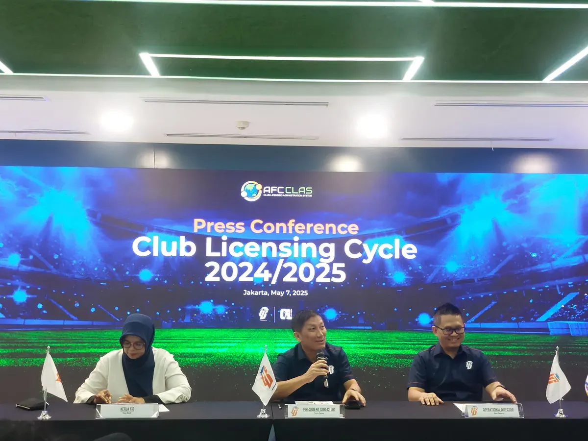 Dirut PT Liga Indonesia Baru (LIB) Ferry Paulus.